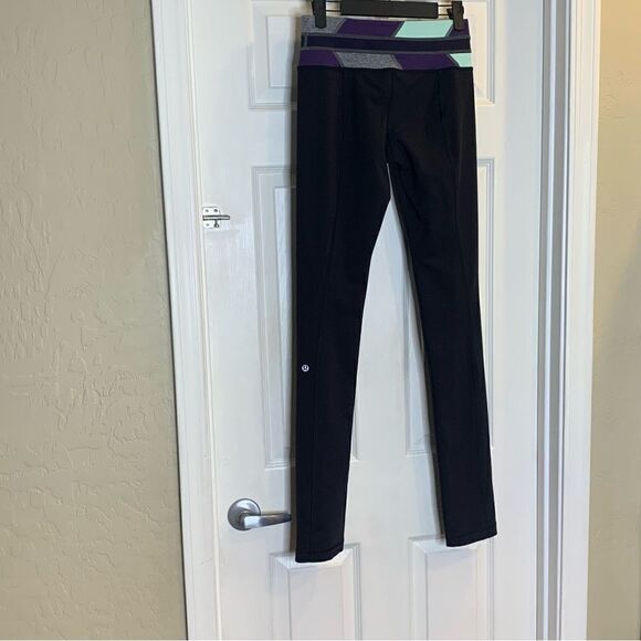 Lululemon Groove Reversible Leggings Workout Yoga Size 4 Inseam 33” - Picture 6 of 9